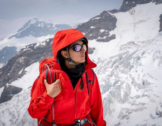 Occhiali per racchette da neve ciaspole polarizzati da donna