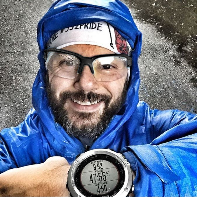occhiale da running e trail running bifocale lenti fotocromatiche per lettura orologio