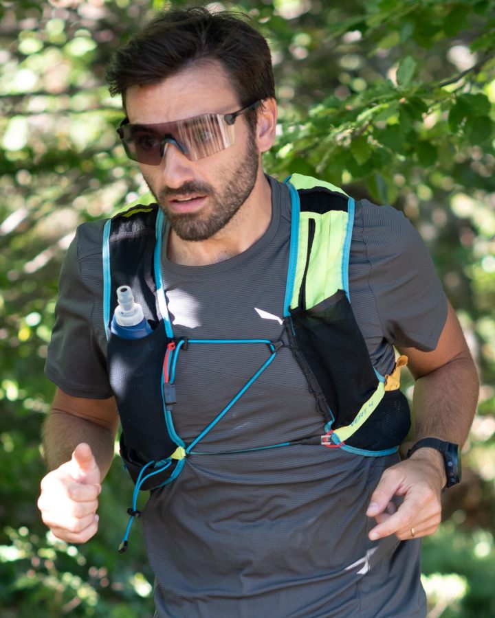 occhiali da trail running lente fotocromatica a mascherina modello SUPERPIUMA