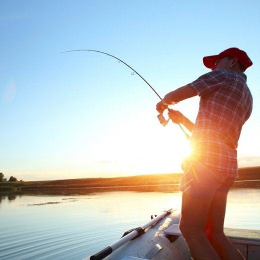 Occhiali per pesca con canna da natante