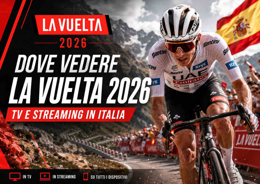 Dove vedere la Vuelta 2026: TV, streaming e orari