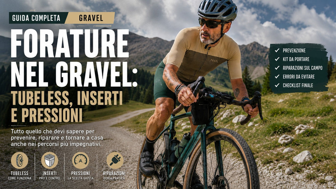 Forature Gravel: Tubeless, Inserti e Pressioni per Tornare a Casa