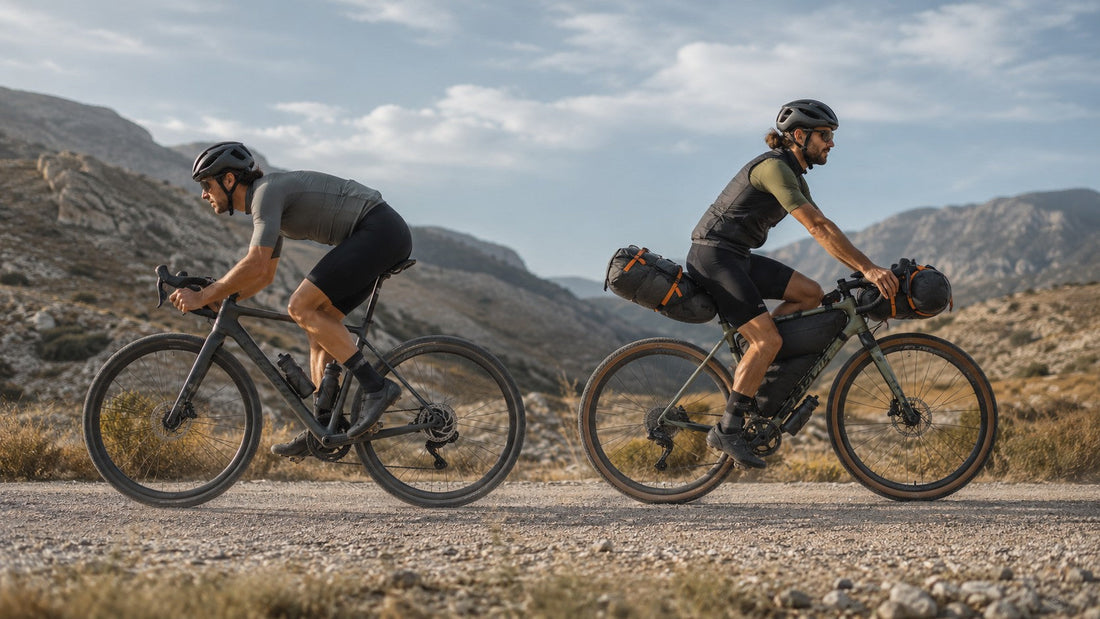 Gravel da gara vs viaggio: geometria, comfort e borse