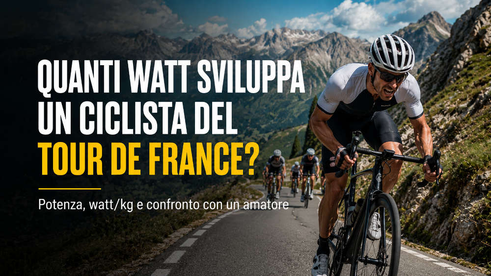 Quanti watt sviluppa un ciclista del Tour? Potenza e watt/kg