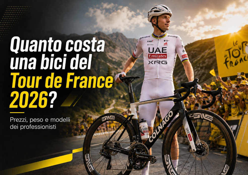 Quanto costa una bici del Tour de France 2026? Prezzi e peso
