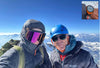Monte Bianco via normale italiana: Andrea Molteni e Paolo in Vetta