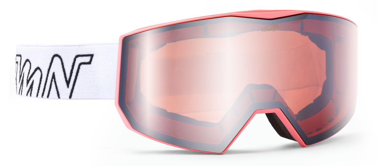 Lente specchiata modello FUTURE colore Rosa Opaco lente specchiata argento