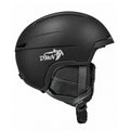 Casco sci leggero DMN NIVAL da 415 grammi con design sportivo nero opaco e paraorecchie imbottiti