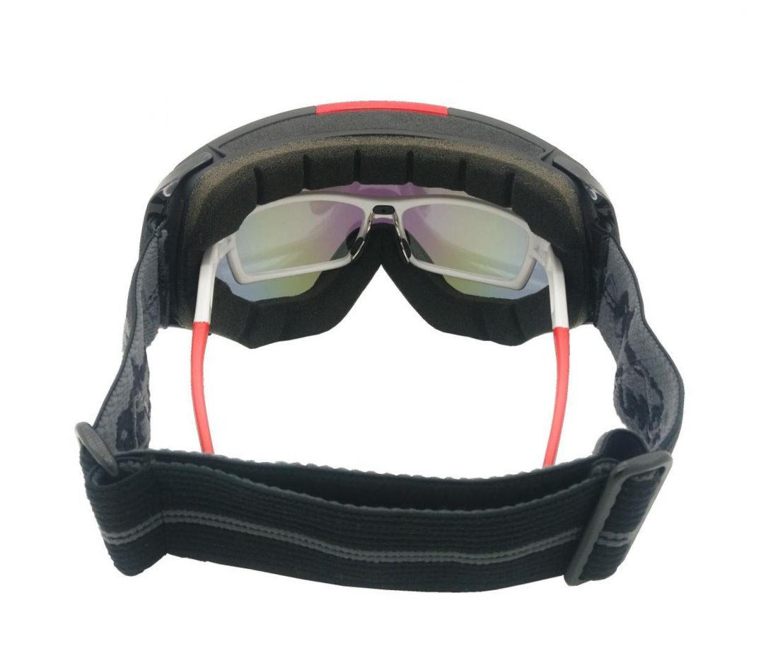 Maschera da sci OTG per lenti graduate e montature da vista
