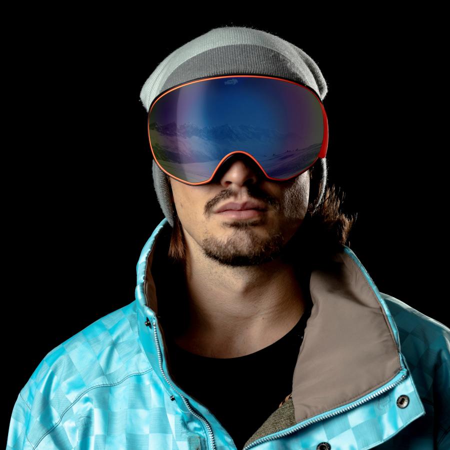 maschera da snowboard uomo con lenti intercambiabili modello MAGNET