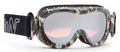 maschera neve bambino con lente specchiata snow 6 mirror colore army