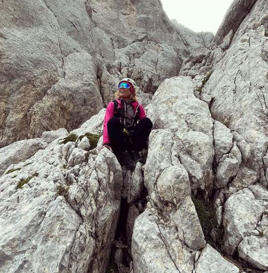 occhiale da donna per alpinismo lente specchiata a mascherina colorato