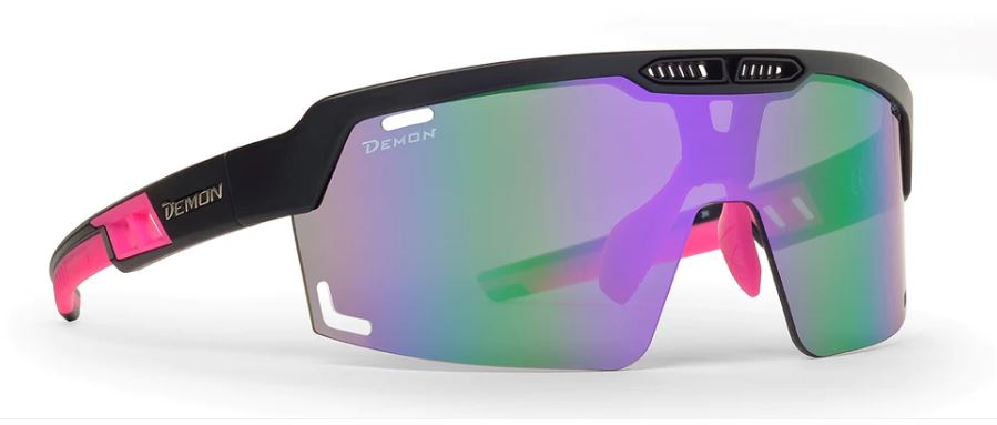 Women's hiking glasses with purple mirrored lenses model SPEED VENT