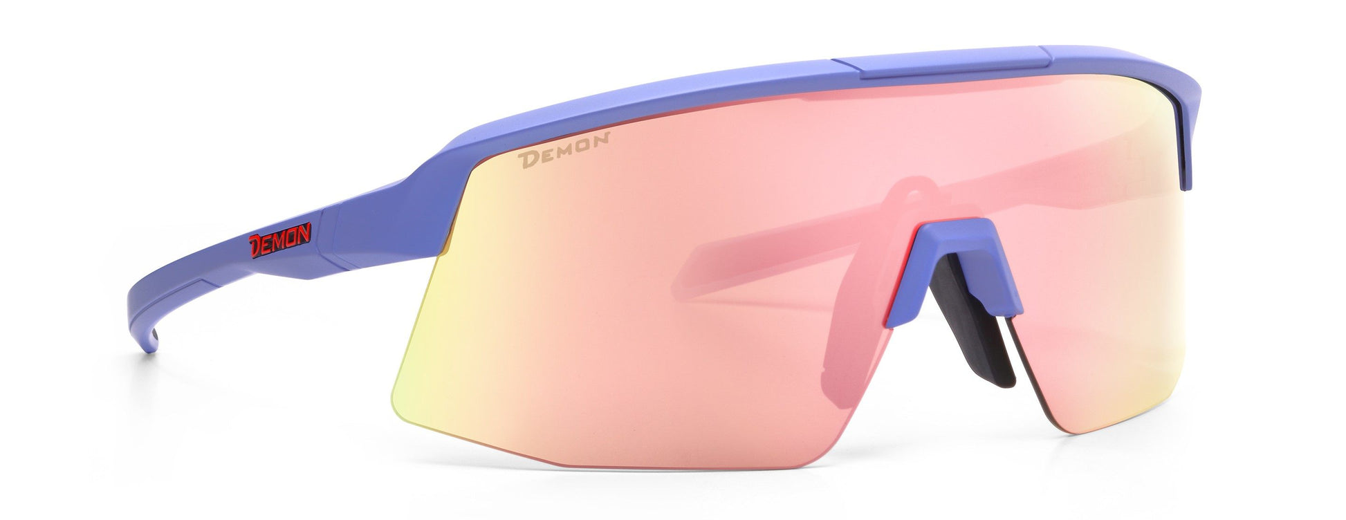 Occhiale da donna per pesca sportiva specchiato a mascherina modello ROUBAIX colore lavanda opaco