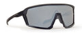 occhiale da donna per running a mascherina con lente specchiata argento modello gravel