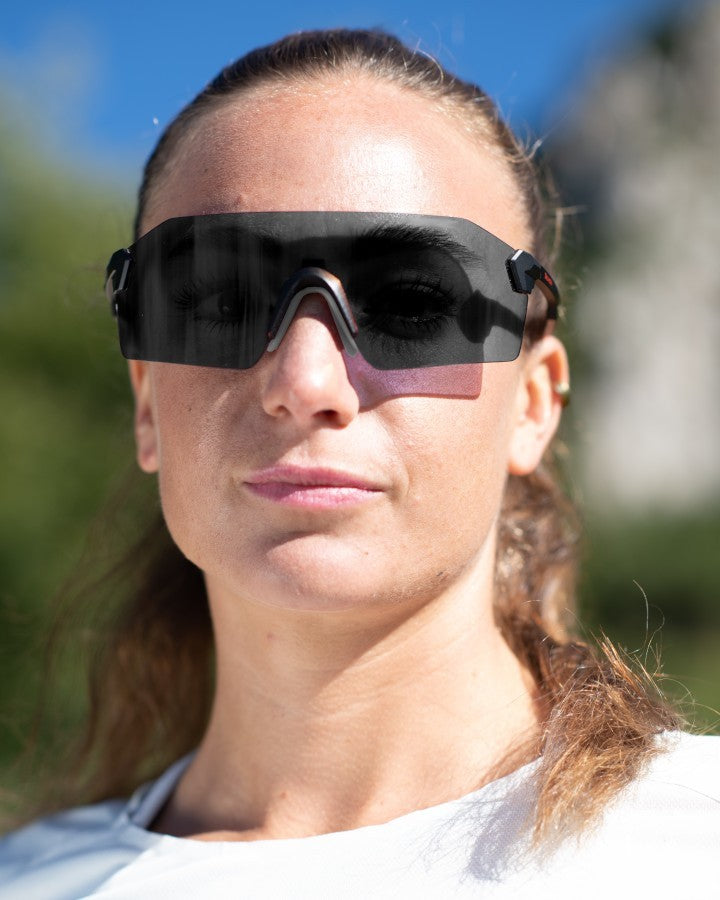 occhiale da donna per trail running fotocormatico ultraleggero a mascherina modello SUPERPIUMA