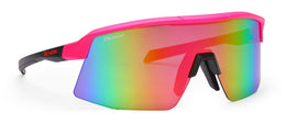 ROUBAIX Magenta Opaco Nero Lente Specchiata Rosa