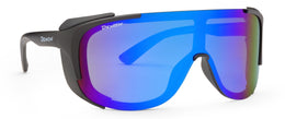 STUBAIER PLUS Nero Opaco Lente Specchiata Blu