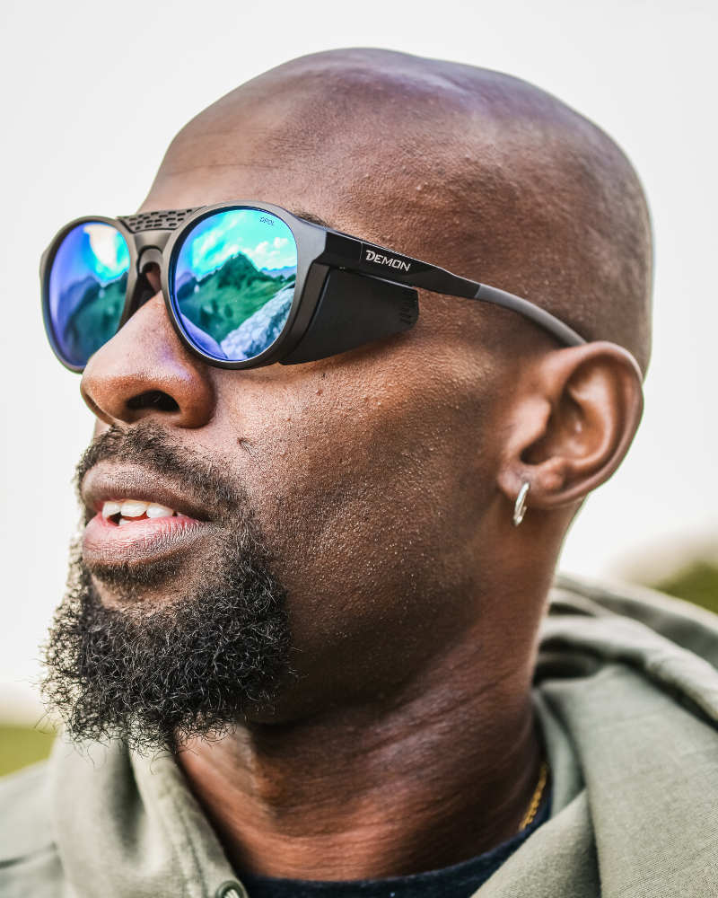 occhiale da montagna per escursionismo alaska lenti polarizzate specchiate