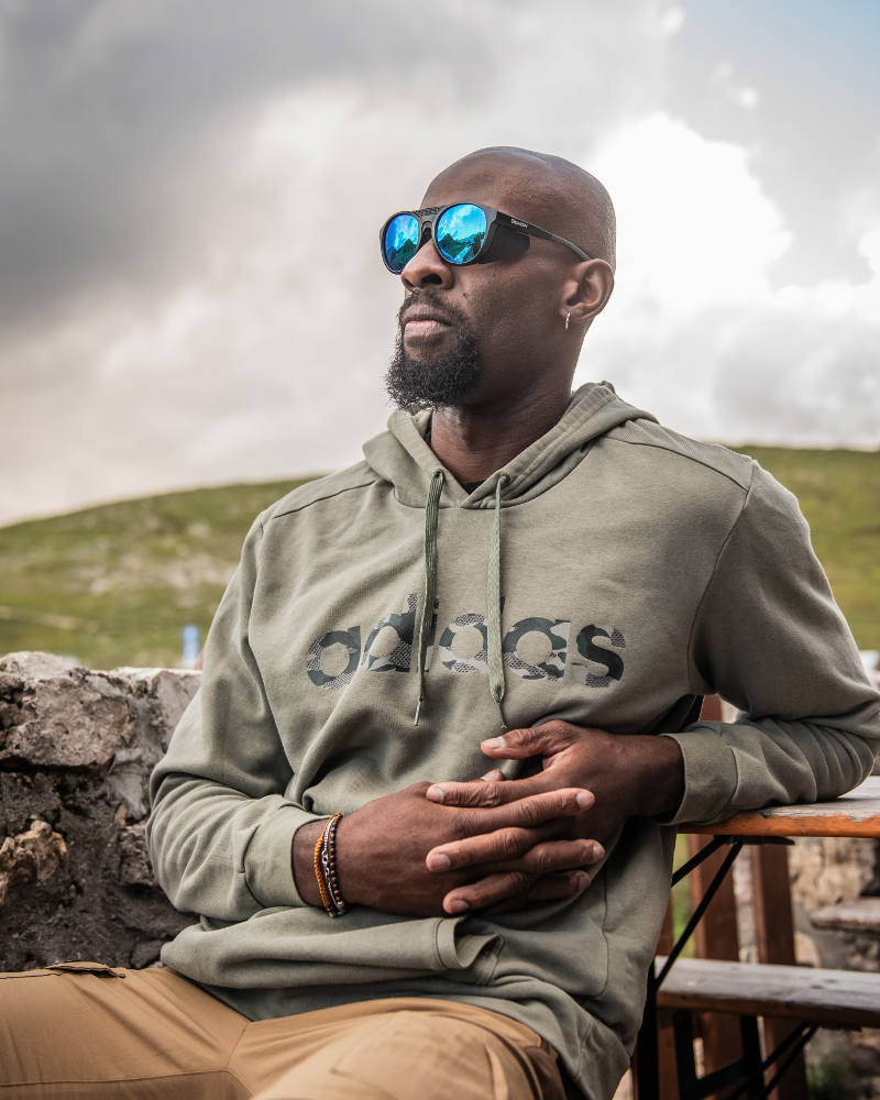 occhiale da montagna per escursionismo alaska look retrò