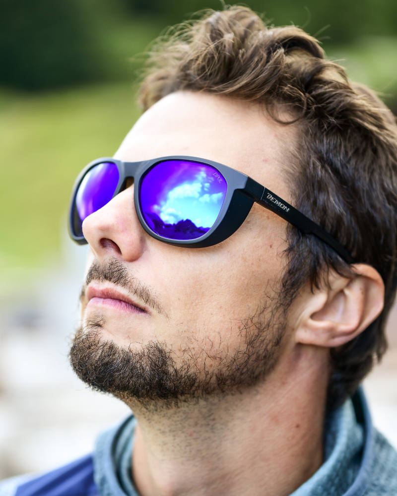 occhiale da outdoor lenti polarizzate specchiate modello style