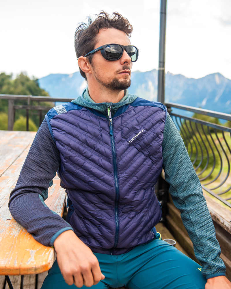 occhiale da uomo lenti polarizzate per escursioni in montagna