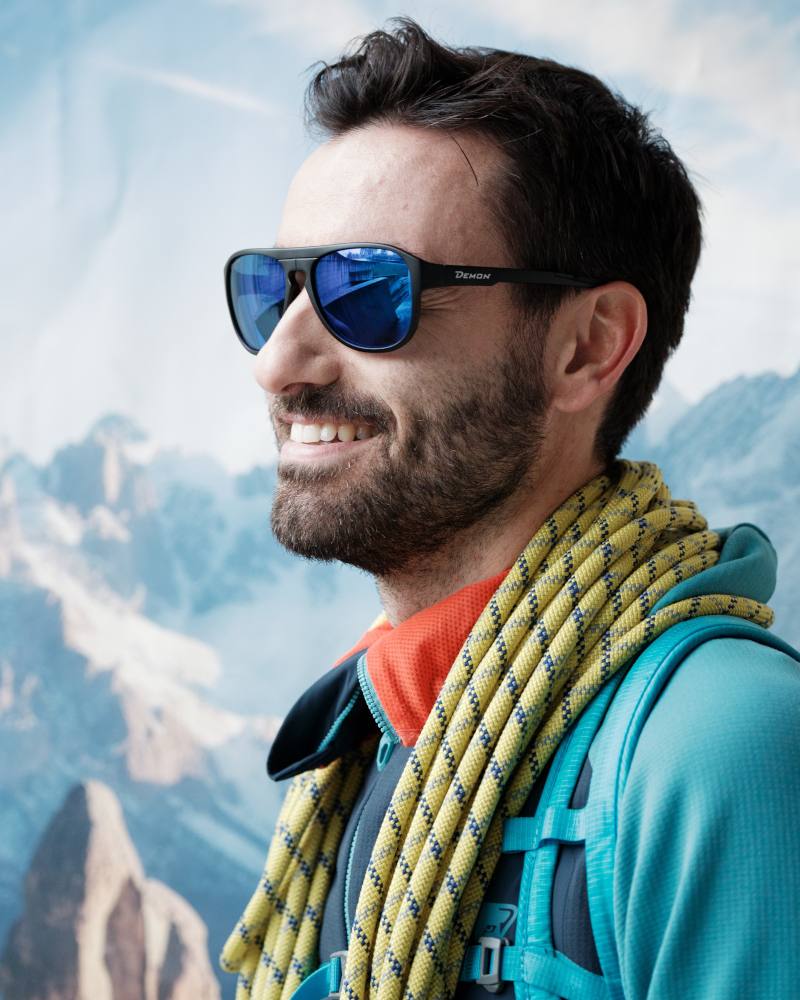 occhiale da uomo per escursionismo specchiato modello avio