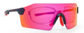 occhiale da vista per ciclismo lente specchiata rossa con clip vista superpiuma
