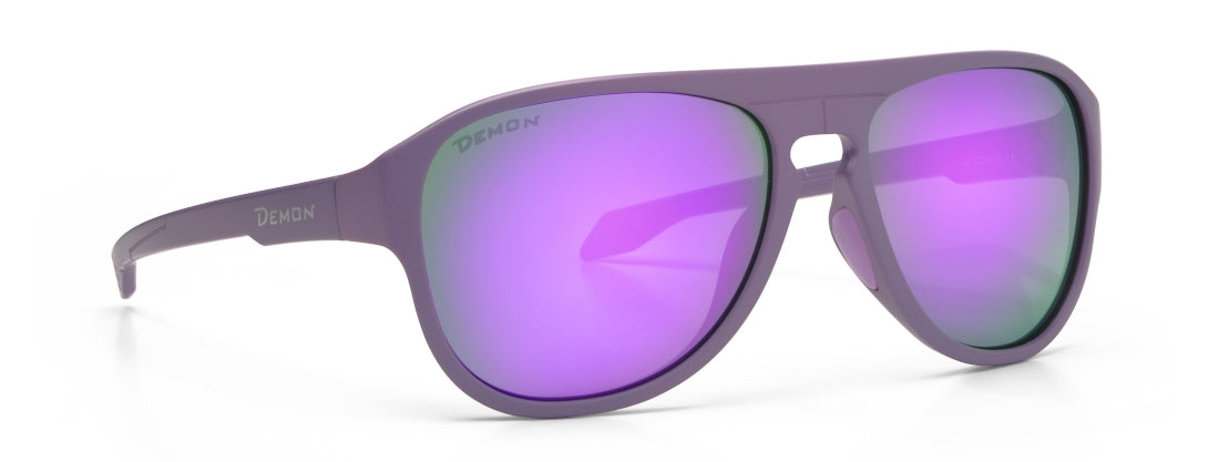 occhiale donna per escursionismo specchiato modello avio lavanda opaco