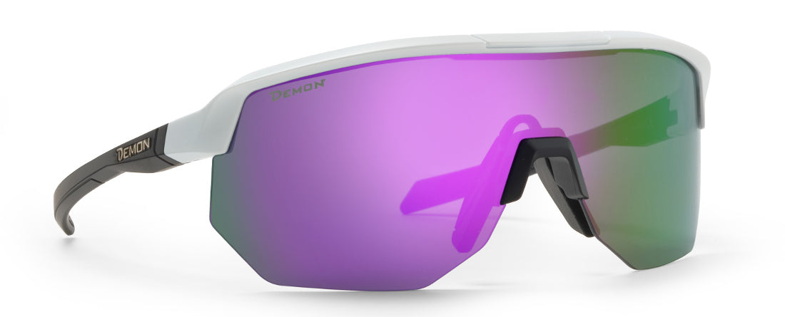 occhiale donna per mountain bike a mascherina lente specchiata modello fiandre