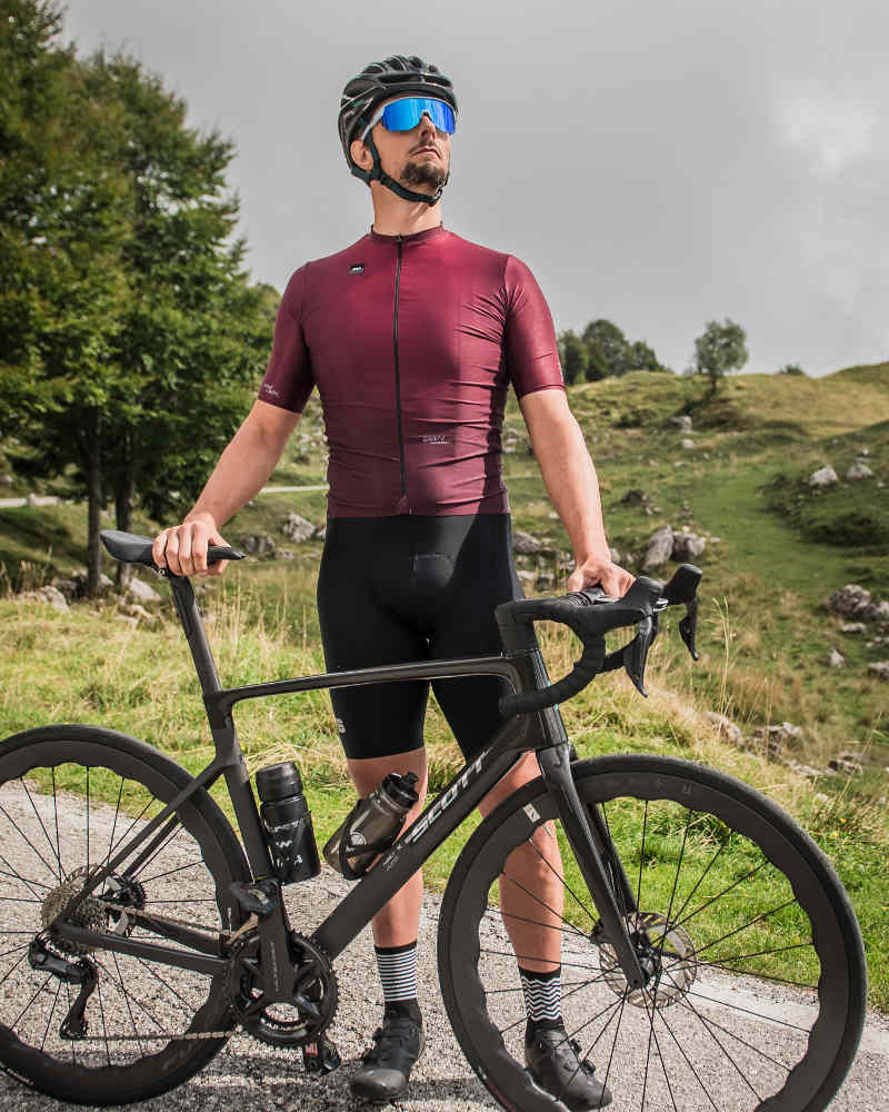 occhiale per bdc a mascherina lente specchiata blu modello fiandre