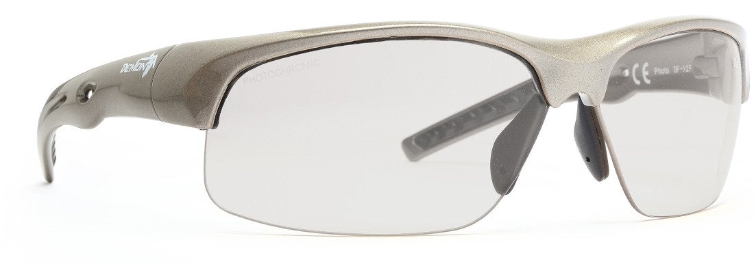 occhiale per ciclocross con lenti fotocromatiche dchrom modello FUSION colore grigio