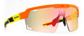 occhiale per mountain bike lente fotocromatica specchiata rossa oro modello speedvent