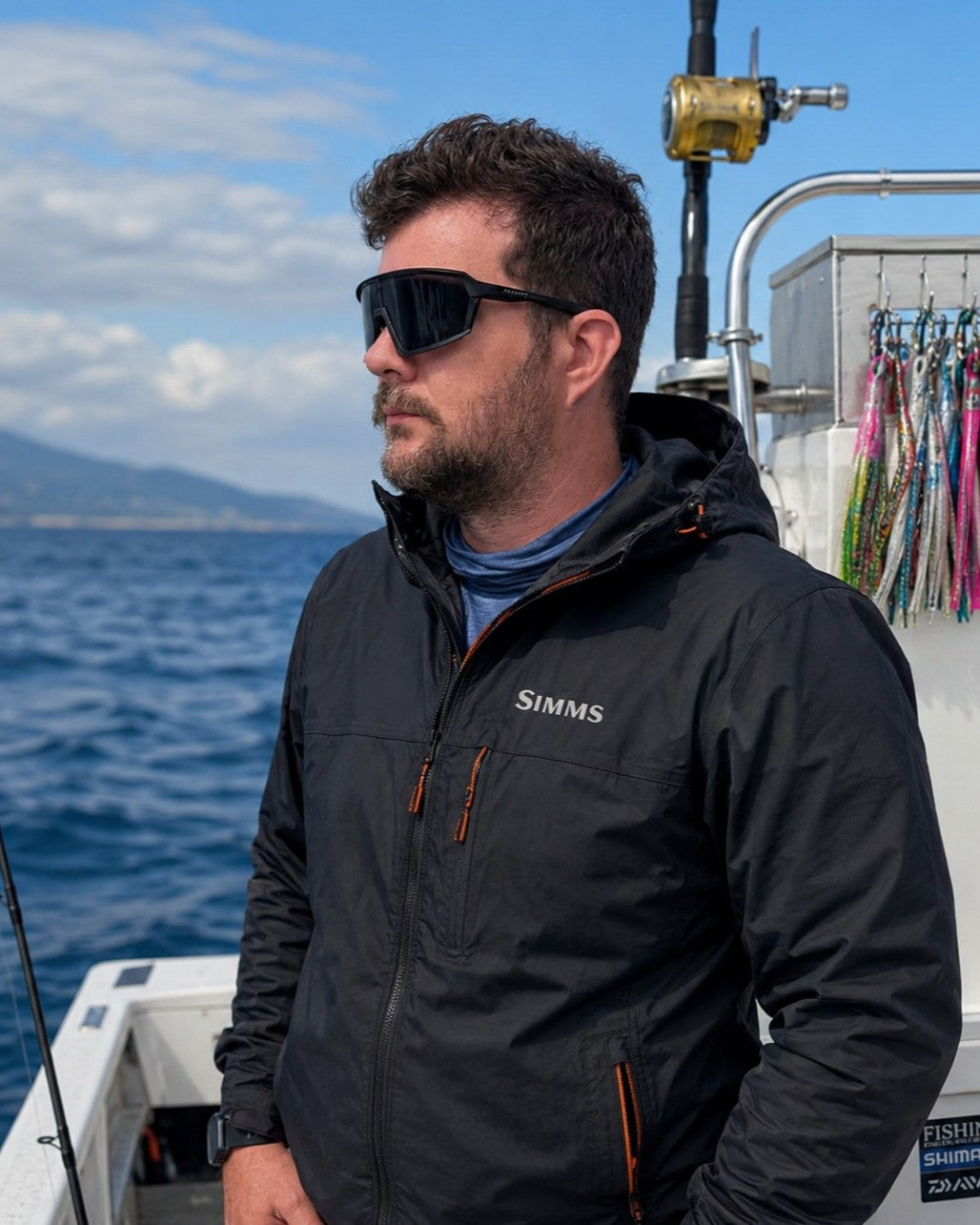 Occhiale per pesca sportiva polarizzato mascherina
