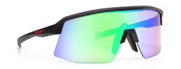 ROUBAIX Nero Opaco Lente Specchiata Verde
