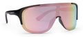 occhiale running lente specchiata rosa stubaier montatura nero opaco