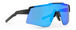 LIEGI Nero Opaco Lente Specchiata Multistrato Blu