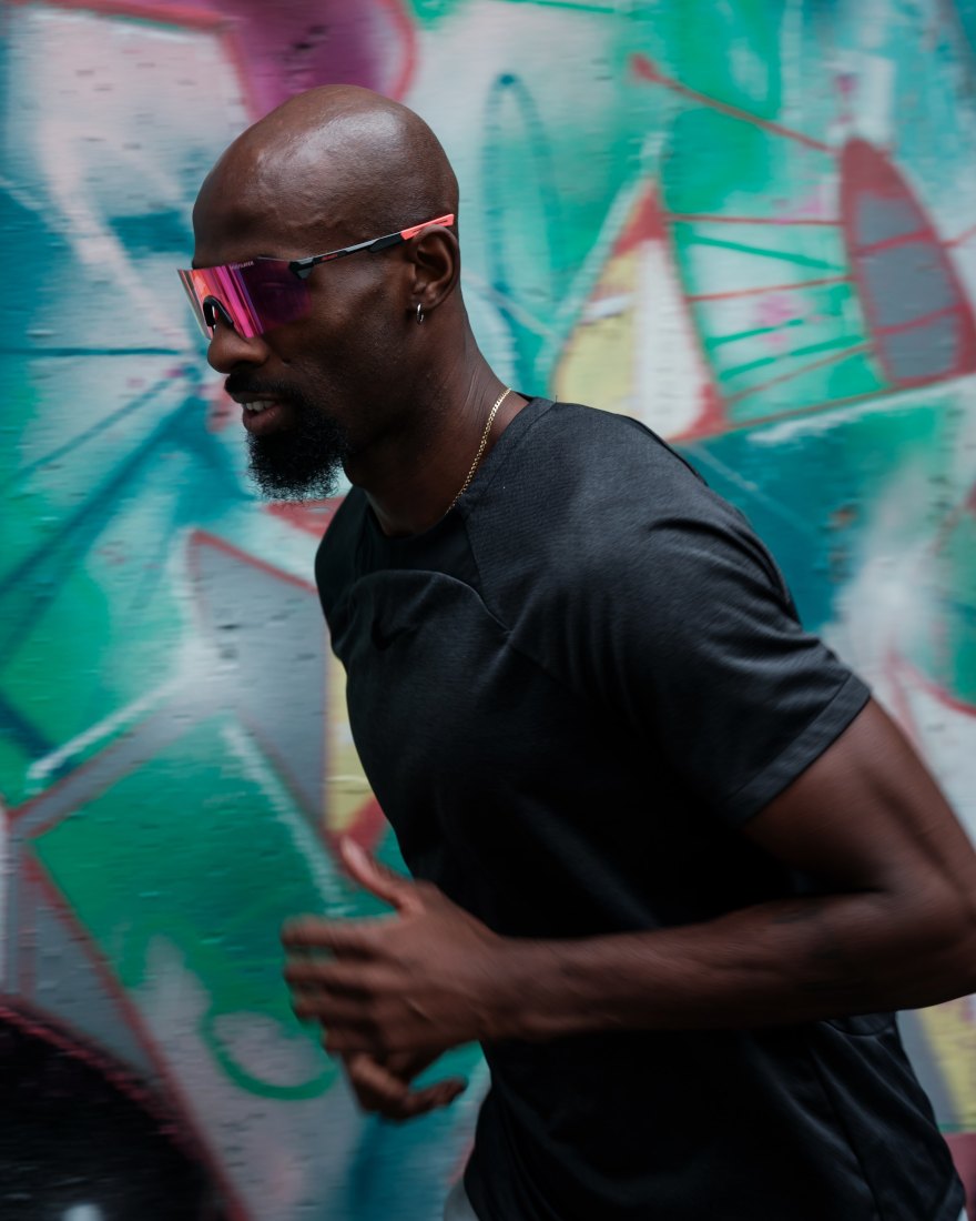 Occhiali da vista per running e trail running uomo lente specchiata modello SUPERPIUMA