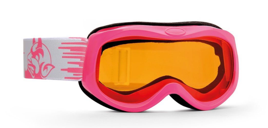 maschera da sci bambina lente fotocromatica colore rosa modello banff
