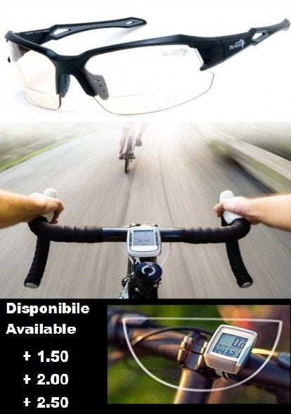occhiale bifocale per mountain bike e trail running lenti fotocromatiche modello tiger sun reading