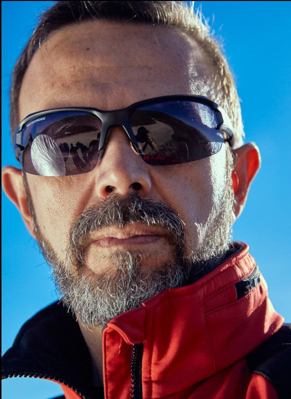 occhiale bifocale sportivo fotocromatico per escursionismo e tutti gli sport