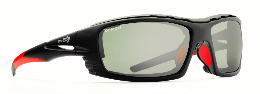 occhiale da alpinismo con lente fotocromatica polarizzata specchiata argento modello OUTDOOR