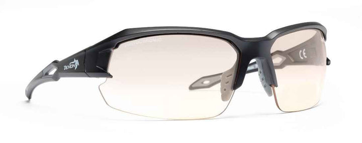 occhiale da ciclismo lenti fotocromatiche per mountain bike e bici da corsa modello tiger nero opaco grigio