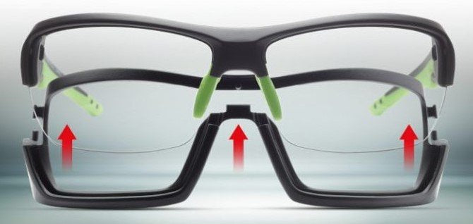 running glasses and trail photochromic running with removable frame model RECORD