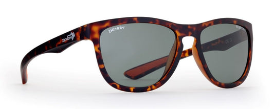 Sporty and fashion polarized sunglasses PROUND marrone opaque