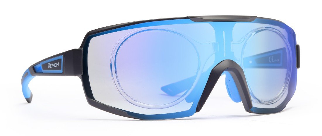 Occhiale da vista per mountain bike lente fotocromatica specchiata