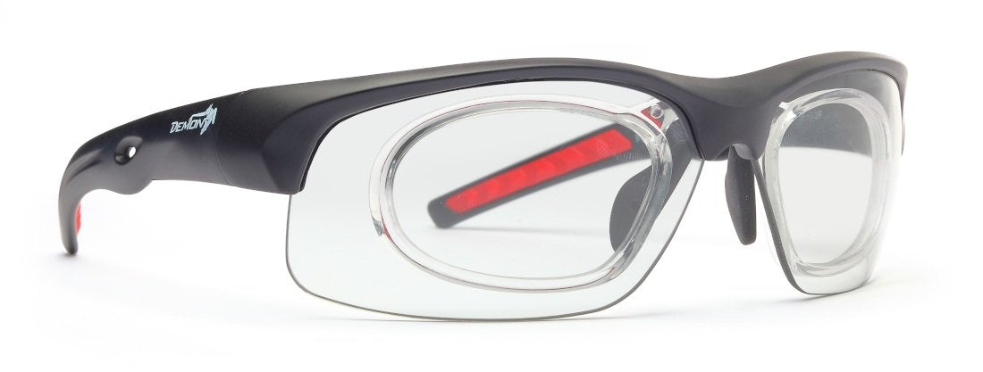 occhiale sportivo da vista per mountain bike lenti fotocromatiche clip vista modello fusion