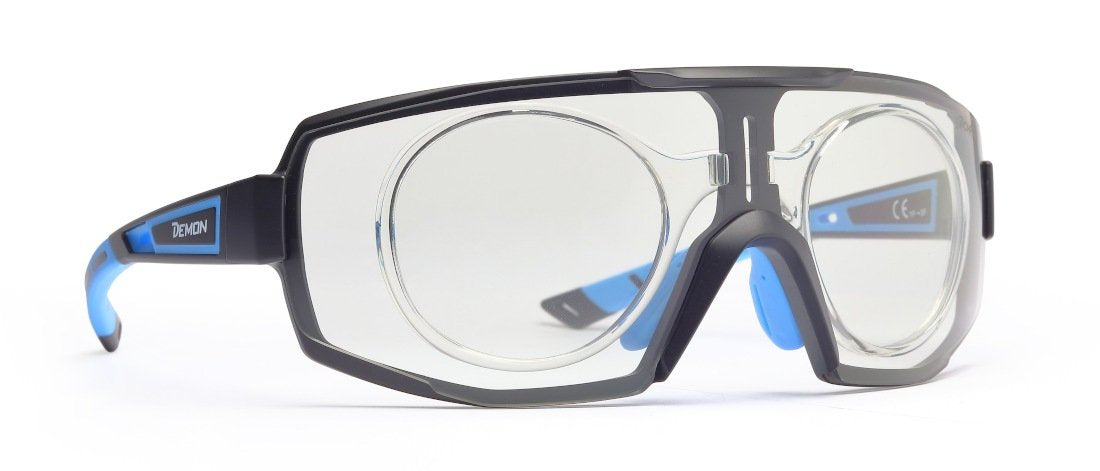 occhiale sportivo da vista per running e trail running monolente fotocromatica performance rx clip vista