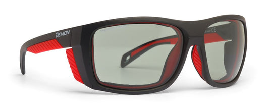 2-4 photochromic lens mountain glasses for mountaineering, hiking and ski mountaineering model EIGER matte black