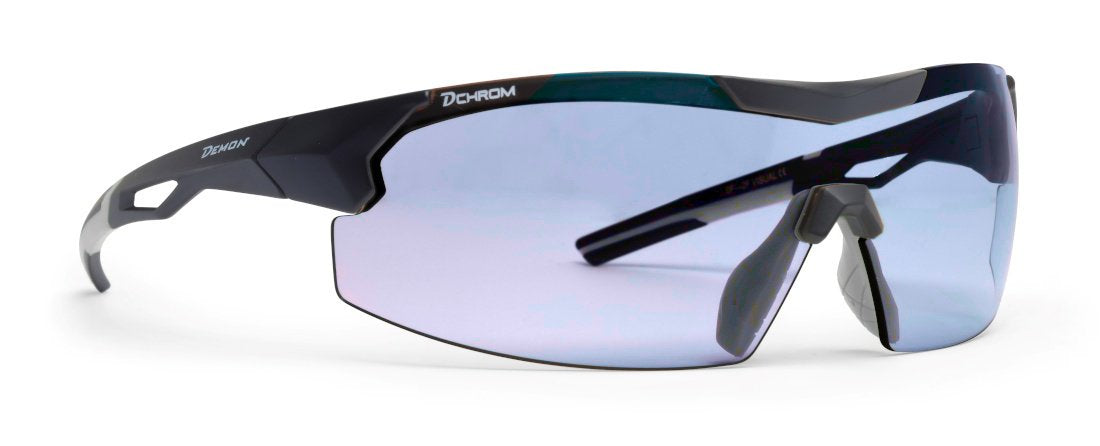 photochromic mirrored cycling and MTB glasses model visual